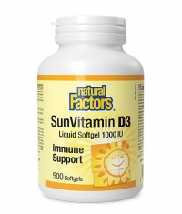 NATURAL FACTORS Vitamin D3 1000 IU / 500 Softgels