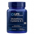 LIFE EXTENSION Glutathione, Cysteine ​​& C / 100 Caps