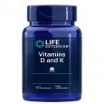 LIFE EXTENSION Vitamin D and K / 60 Caps