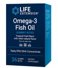 LIFE EXTENSIONS Omega-3 Fish Oil / 36 Gummy Bites