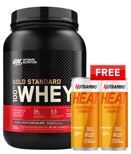 PROMO STACK 100% Whey Gold Standard + 2 HEAT