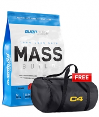 PROMO STACK Mass Build Gainer 12lbs + FREE C4 Barrel Bag