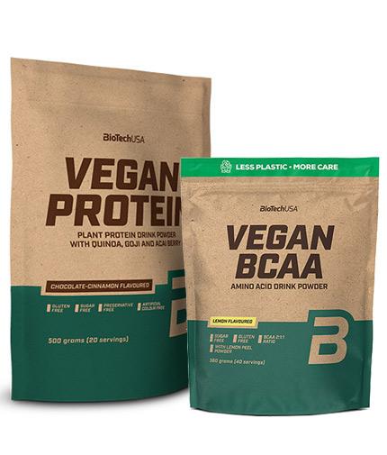PROMO STACK Vegan Protein + Vegan BCAA