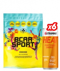 PROMO STACK BCAA Sport 0.3 + 6 FREE HEAT