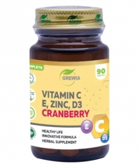 GREWIA Vitamin C + Vitamin E + Zink + Vitamin D3 + Cranberry / 90 Caps