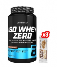 PROMO STACK Iso Whey ZERO 0.908 + 3 Oat & Nuts Bars