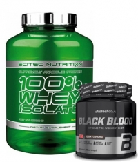 PROMO STACK 100% Whey Isolate + Black Blood CAF+