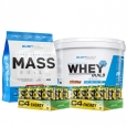 PROMO STACK Whey Protein Build 2.0 + Mass Build Gainer + 24 C4 Explosive Energy Drink