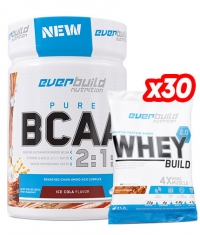 PROMO STACK EB BCAA 2:1:1 + 30 Whey Protein Build 2.0 / Sachets