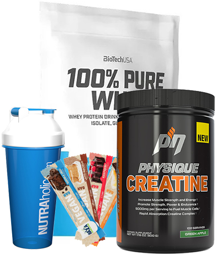 PROMO STACK BIOTECH USA 100% Pure Whey + 3 Δώρο