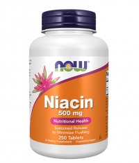 NOW Vitamin B-3 (NIACIN) 500mg / 250 Tabs