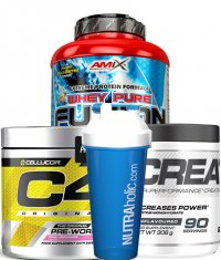 PROMO STACK ΠΡΩΤΕΪΝΗ + PRE-WORKOUT+ ΚΡΕΑΤΙΝΗ + SHAKER 6