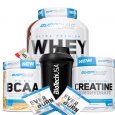 PROMO STACK WHEY PROTEIN + BCAA + CREATINE + SHAKER