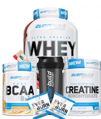 PROMO STACK WHEY PROTEIN + BCAA + CREATINE + SHAKER