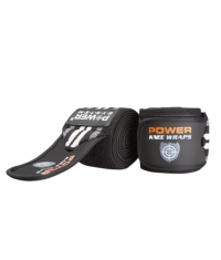 POWER SYSTEM Heavy Duty Knee Wraps for Squats / Grey