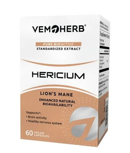 VEMOHERB Hericium / 60 Caps