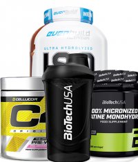 PROMO STACK ΠΡΩΤΕΪΝΗ + PRE-WORKOUT+ ΚΡΕΑΤΙΝΗ + SHAKER 5