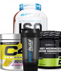 PROMO STACK ΠΡΩΤΕΪΝΗ + PRE-WORKOUT+ ΚΡΕΑΤΙΝΗ + SHAKER 5