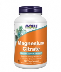 NOW Magnesium Citrate 400mg / 240 Vcaps