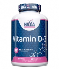 HAYA LABS Vitamin D-3 / 5000 IU / 250 Softgels
