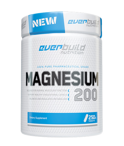 EVERBUILD Magnesium Citrate 200mg / 250 Tabs.