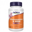 NOW Vegetarian Glucosamine & MSM / 60 Vcaps