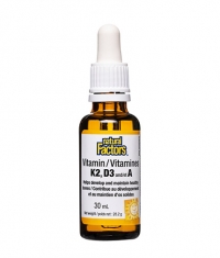 NATURAL FACTORS Liquid Vitamin K2 + A + D3 / 30 ml