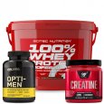 PROMO STACK SCITEC WHEY 5 kg + OPTI MEN  + CREATINE