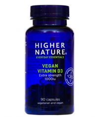 HIGHER NATURE Vegan Vitamin D3 1000 IU / 90 Caps