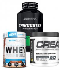 PROMO STACK Tribooster + Creatine + Whey