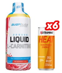 PROMO STACK Liquid L-Carnitine + 6 HEAT