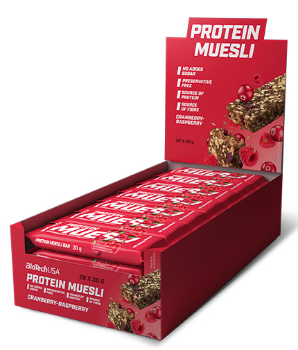 BIOTECH USA Protein Muesli Box / 28 x 30 g