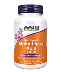 NOW Alpha Lipoic Acid / Extra Strength 600 mg / 120Vcaps