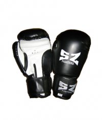 SZ FIGHTERS Boxing Gloves /Leatherette - White-Black/