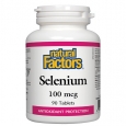 NATURAL FACTORS Selenium 100mcg. / 90 Tabs.