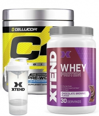 PROMO STACK XTEND WHEY + C4 ORIGINAL 60 + SHAKER