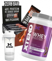 PROMO STACK BIOTECH USA ZERO BAR BOX + XTEND WHEY + SHAKER