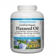 NATURAL FACTORS Flaxseed Oil 1000mg. / 360 Softgels.