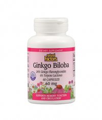 NATURAL FACTORS Ginkgo Biloba 60mg. / 60 Caps.