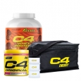 PROMO STACK C4 Whey Protein + C4 Original + Free Cooler Bag and Powder Stacker