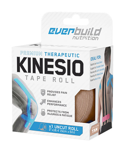 EVERBUILD Kinesio Tape Roll / 5 cm x 5 m / Beige