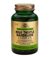 SOLGAR Milk Thistle/Dandelion Complex S.F.P. 50 Caps.