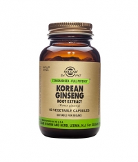 SOLGAR Korean Ginseng Root Extract, S.F.P. 60 Caps.