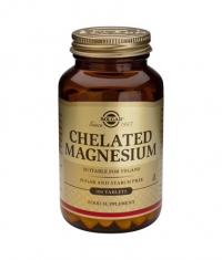 SOLGAR Chelated Magnesium 100 Tabs.