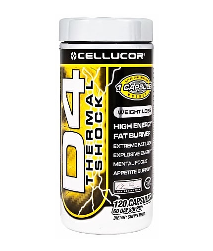 cellucor D4 Thermal Shock 120 Caps.