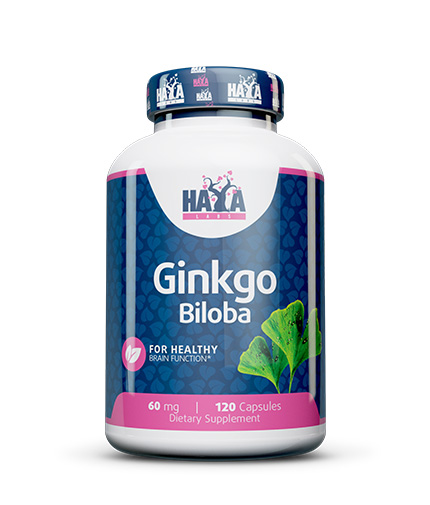 HAYA LABS Ginkgo Biloba 60mg. / 120 caps