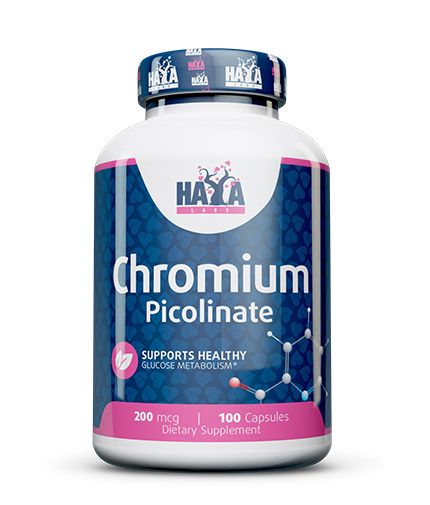 HAYA LABS Chromium Picolinate 200mcg. / 100 Vcaps.