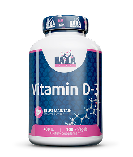 HAYA LABS Vitamin D 400 IU / 100 Softgels 0.100