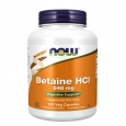 NOW Betaine HCl 648mg. / 120 Caps.