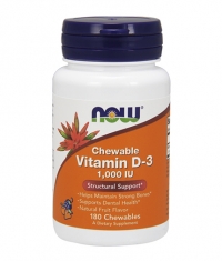 NOW Vitamin D-3 / 1000 IU / 180 Chewables
